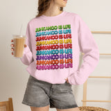 Junkanoo Is Life Crewneck Sweatshirt — Colorful Bahamian Festival Pride Pullover