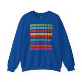 Junkanoo Is Life Crewneck Sweatshirt — Colorful Bahamian Festival Pride Pullover