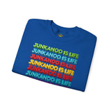 Junkanoo Is Life Crewneck Sweatshirt — Colorful Bahamian Festival Pride Pullover